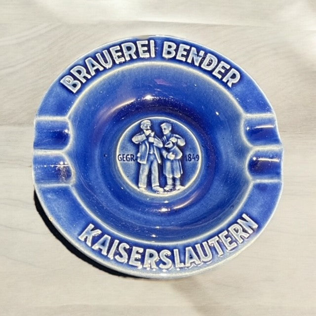 MCM Cobalt Blue Ashtray- German