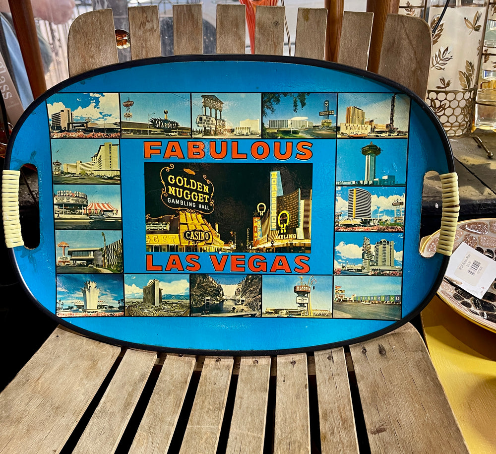 1970's Las Vegas tray