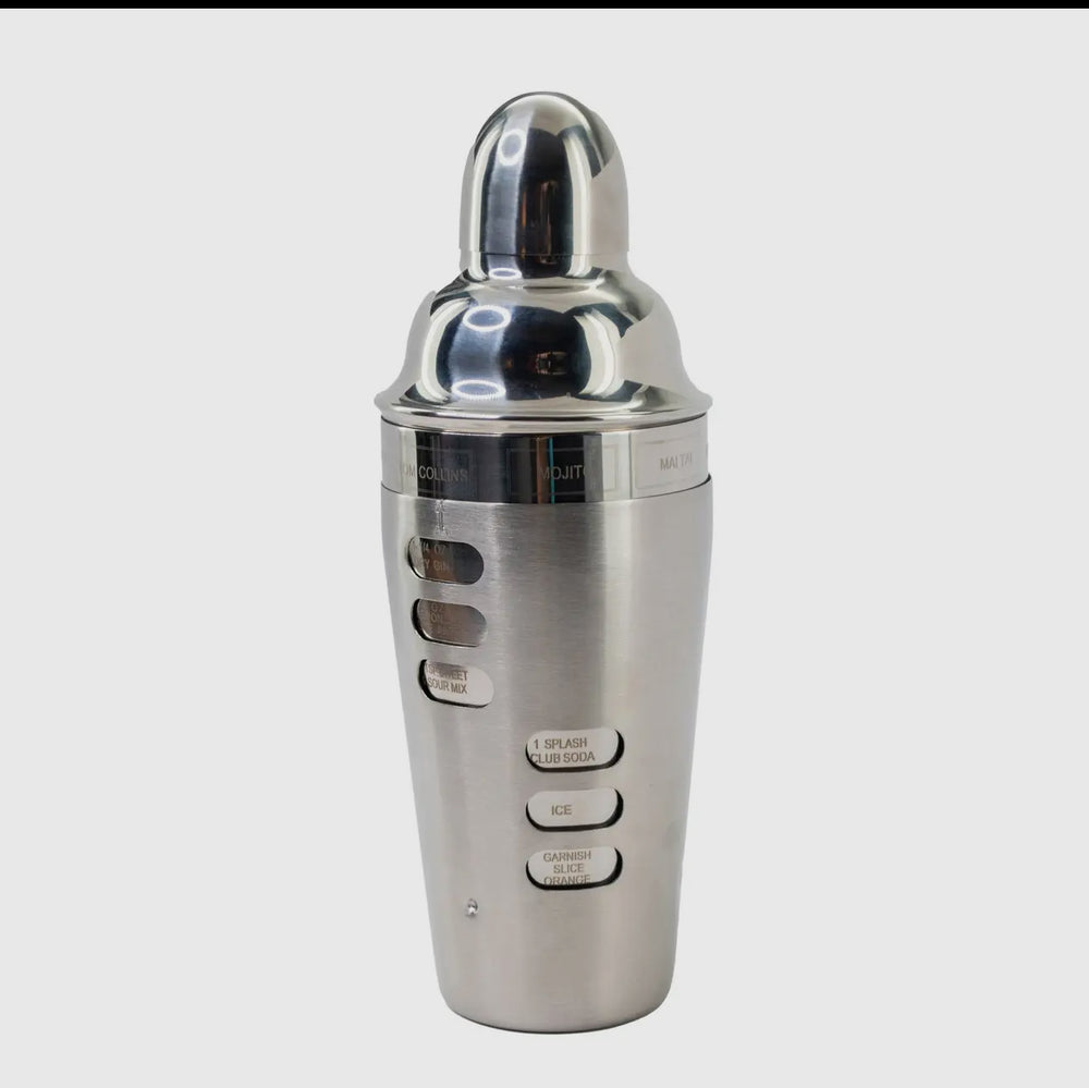 Recipe Cocktail Stainless Shaker