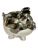 Silver Pig Piggybank lrg