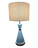 MCM Turquoise & Gold Lamp