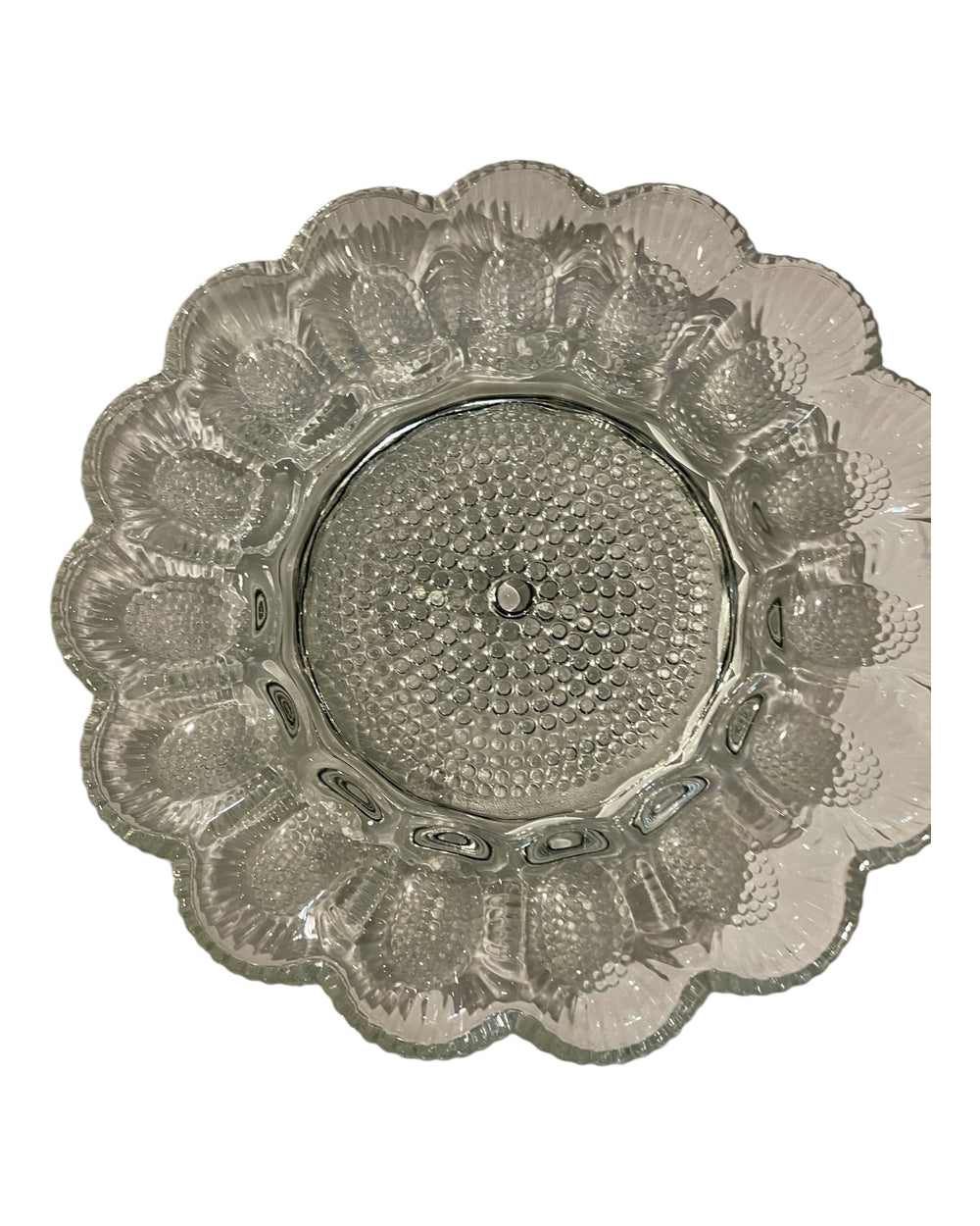 Indiana Glass Hobnail Clear Deviled eggs