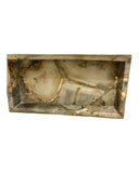 Agate Stone tray -grey