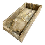 Agate Stone tray -grey