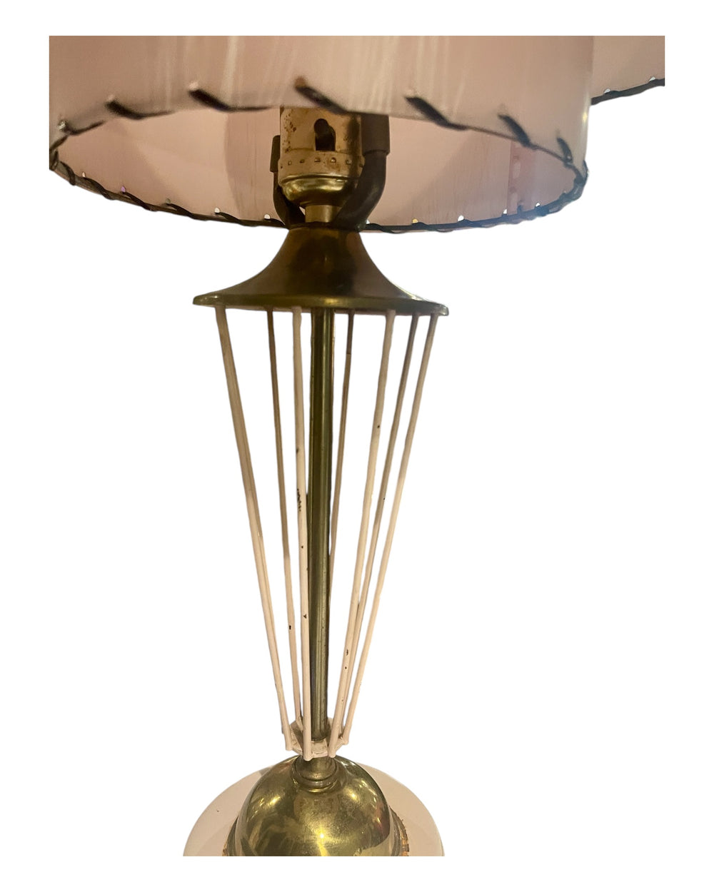 1950's Two Tier Pink Lamp