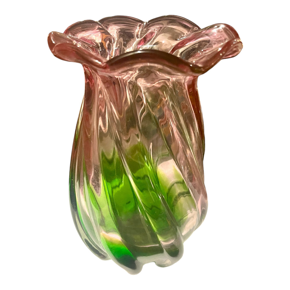 MCM Pink & Green Vase