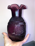 MCM Amethyst Glass Vase