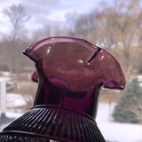 MCM Amethyst Glass Vase