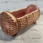 MCM Basket Weave log