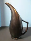 Red Wing MCM Pottery Lotus Bronze Pitcher