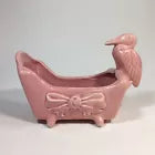 MCM Pink Stork Planter