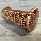 MCM Basket Weave log